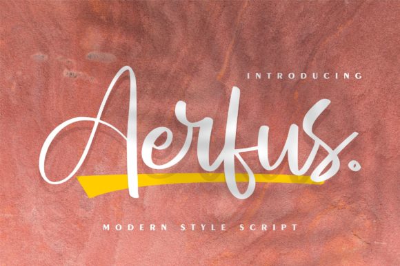 Aerfus: A Handwritten Font for Creative Makers