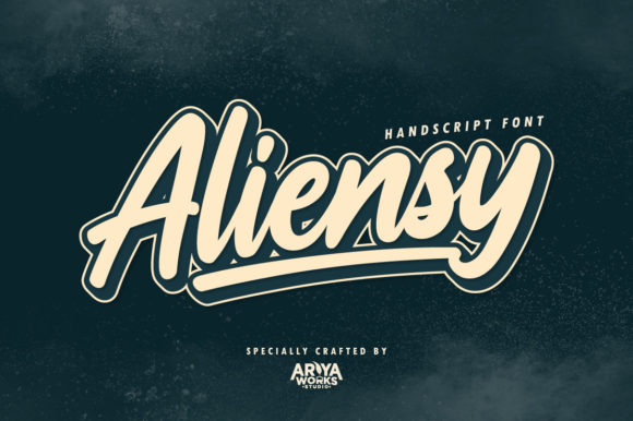 Aliensy: A Bold, Alien-Inspired Script