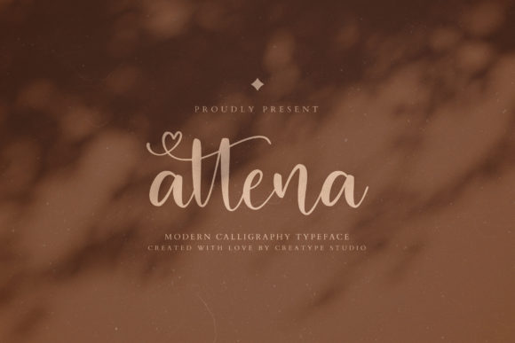 Attena: A Stylish Script Font