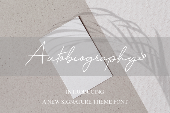 Autobiography Font Review