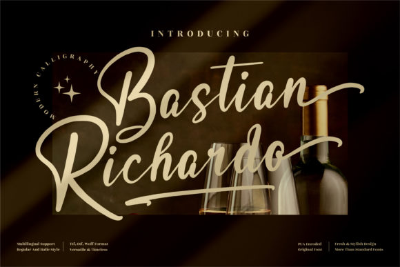 Bastian Richardo: A Font for Business Elegance