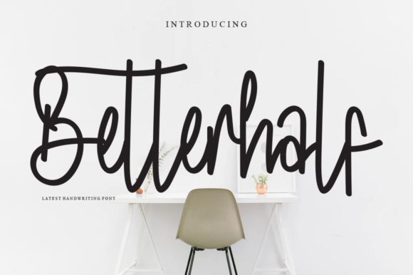 Betterhalf Font: Elegant Script for Crafters