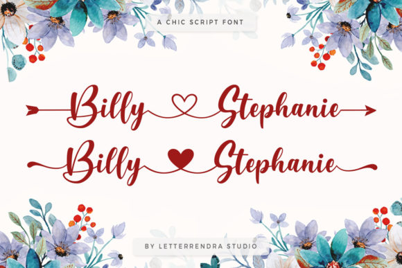 Billy Stephanie: A Script Font for Digital Marketing
