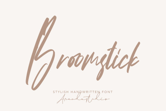 Broomstick Font: Handwritten Elegance