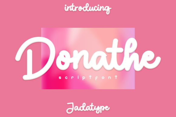 Donathe: A Handwritten Font for Web Design