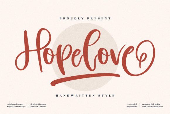 Hopelove: A Font That Dances