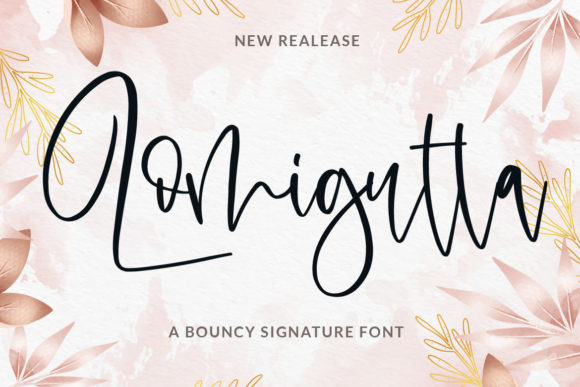 Lomigutta: A Flowing Script for Elegant Design