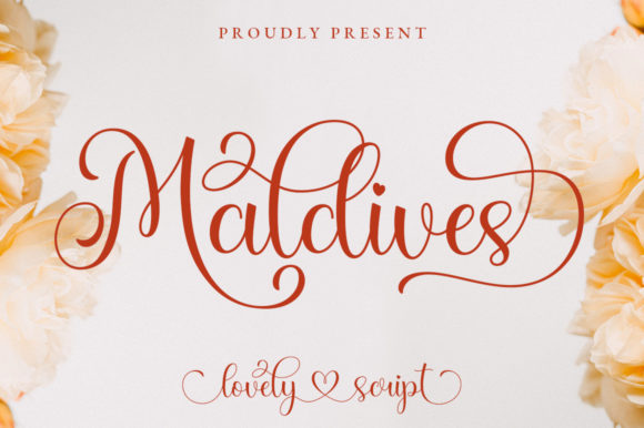 Maldives: A Graceful Script Font