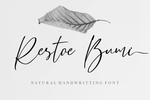 Restoe Bumi: A Stylish Script Font