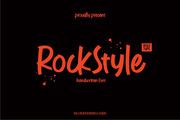 RockStyle: A Bold Handwritten Font for Creative Projects