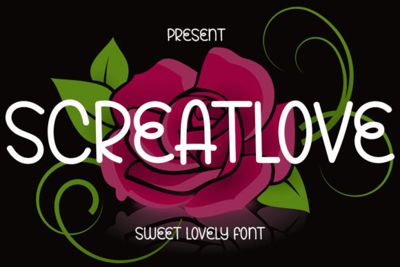 Screatlove: A Cute Handwritten Font for Crafters