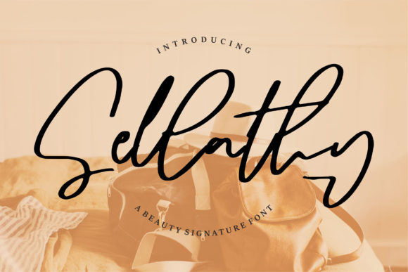 Sellathy: A Stylish Handwritten Font