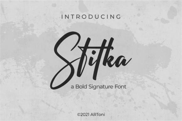 Stitka: A Refined Script Font for Web Design