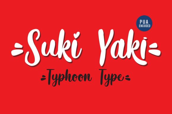 Suki Yaki Font for Business