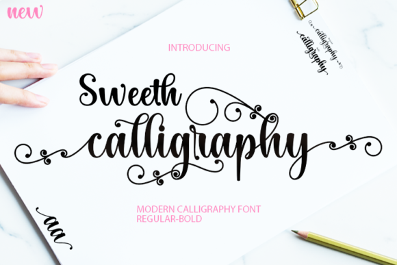 Sweeth Calligraphy: A Font for Elegant Branding