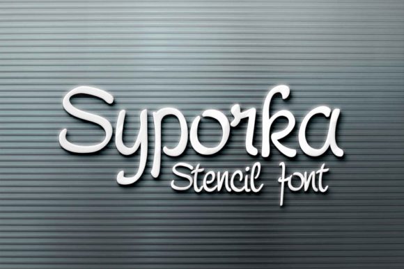 Syporka Font: Elegant Script for Makers
