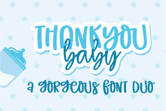 Thank You Baby Font for Creative Campaigns