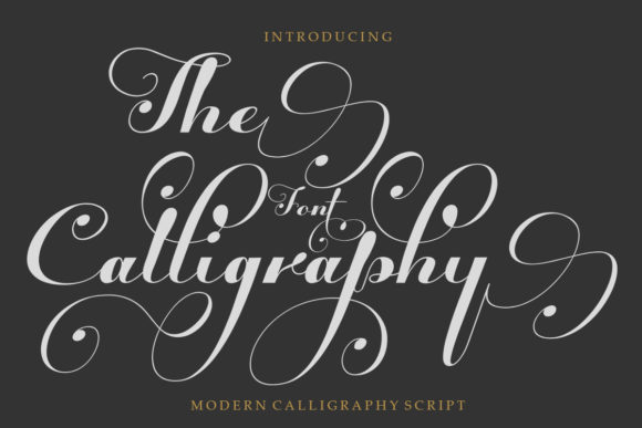The Calligraphy: A Script Font for Elegant Design